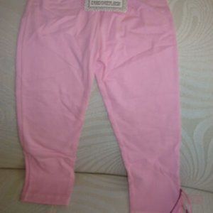 JM Originals Pink Ribbon Sequins Legging Size 4T